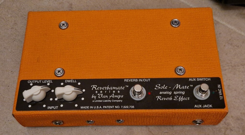 Van Amps – Solemate reverb&nbsp;unit